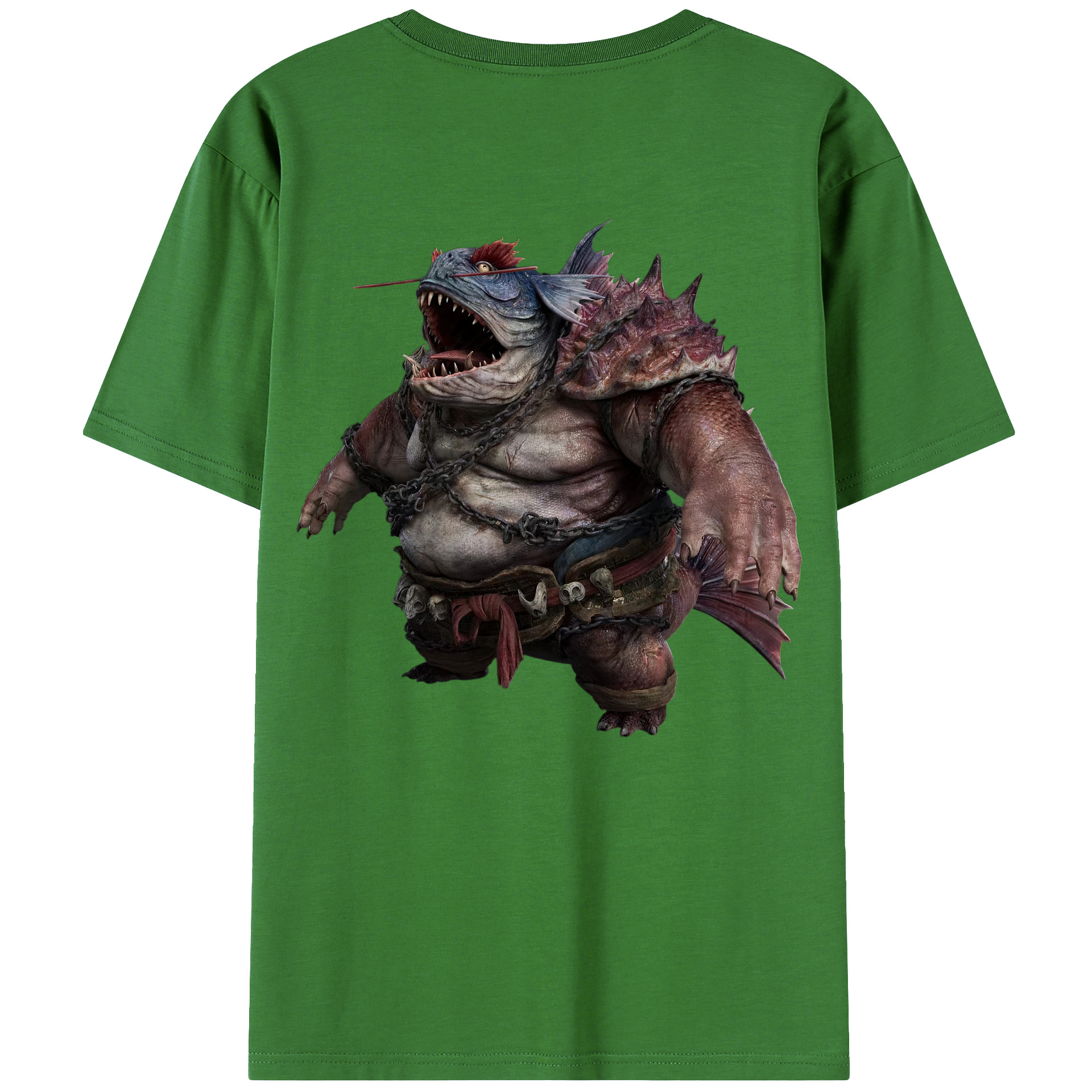（画像用） Ne Zha 2 ナタ 魔童の大暴れ レディース半袖Tシャツ(バックプリント)